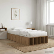 Telaio del letto con storage Rovere Artigianale 80 x 200 cm 3429564