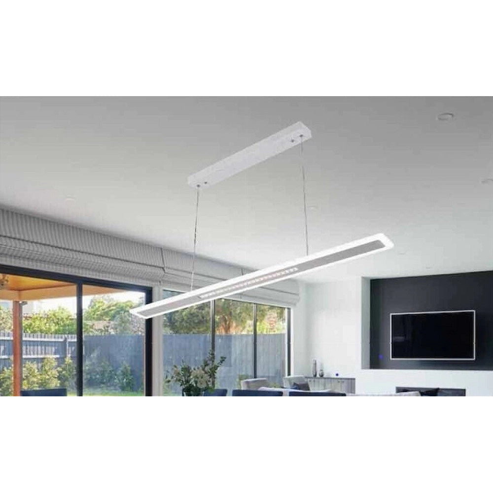 Trade Shop - Lampadario Led 70w A Sospensione Lampada Dimmerabile 3 Colorazioni Di Luce B80-3c -