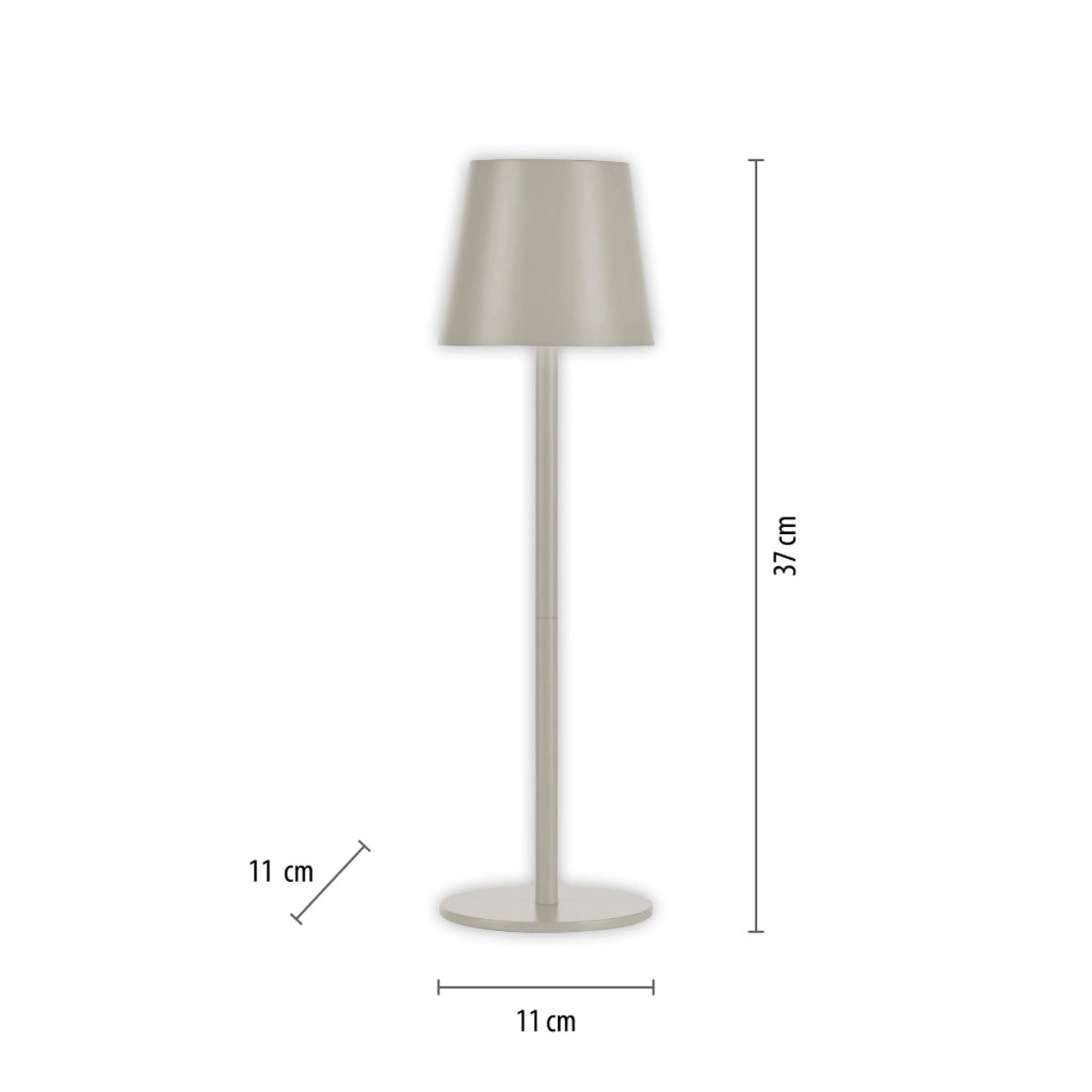 Lampada da tavolo Euria LED 3W grigia Leuchten Direkt