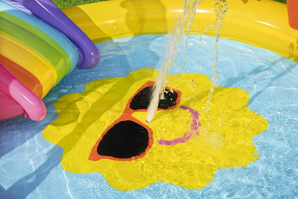 PISCINA GONFIABILE BAMBINI ISOLA DEL SOLE 237 X 201 X 104 CM