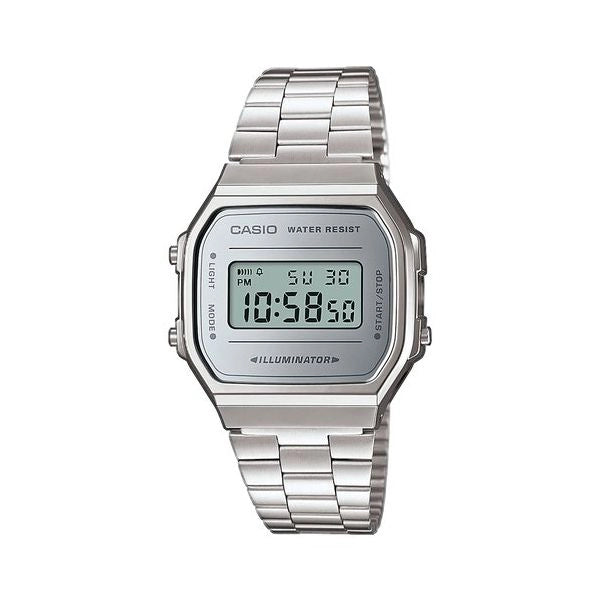 Orologio casio a168wem-7ef vintage iconic inox - A168WEM 7EF