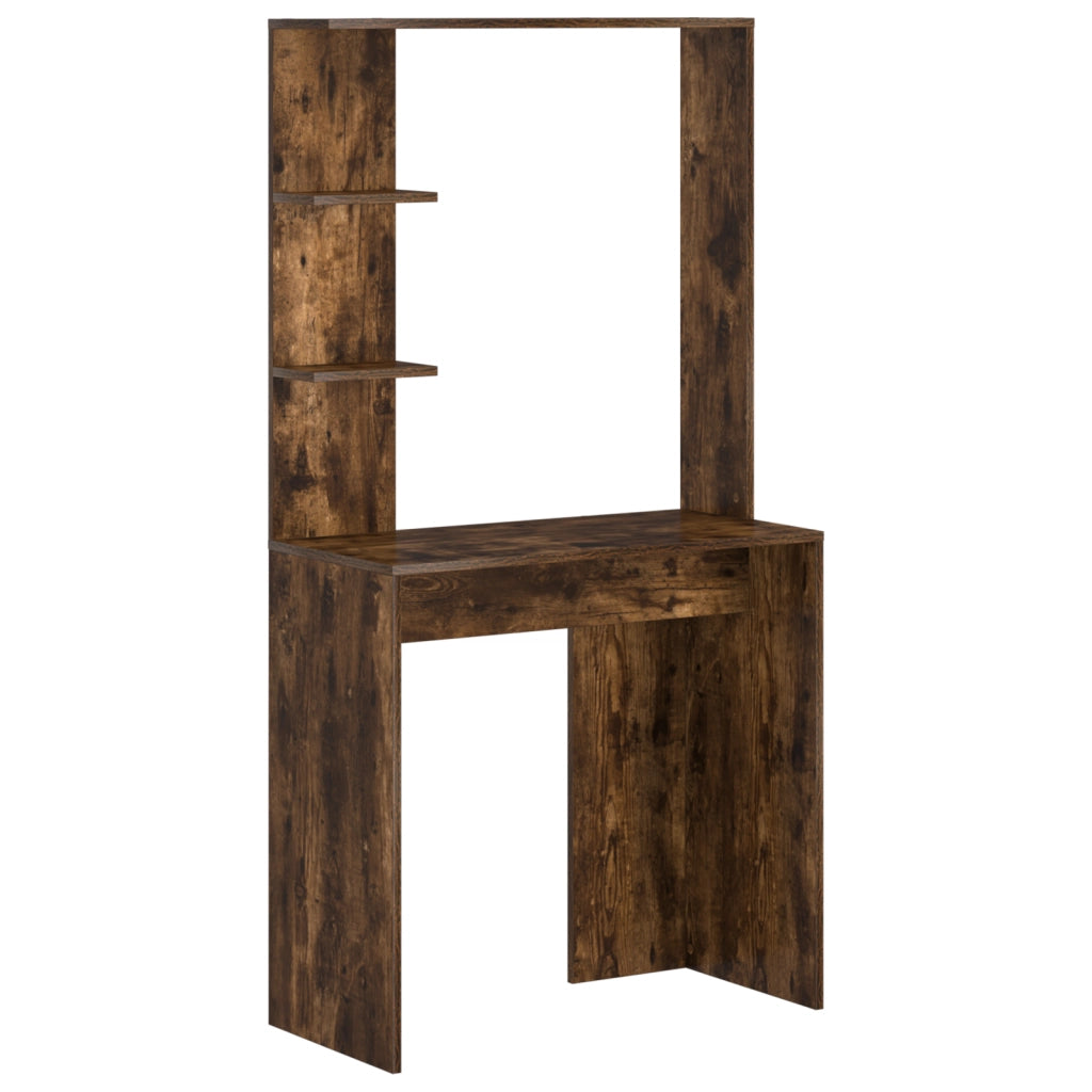Scrivania per Computer in Rovere Affumicato Rovere affumicato