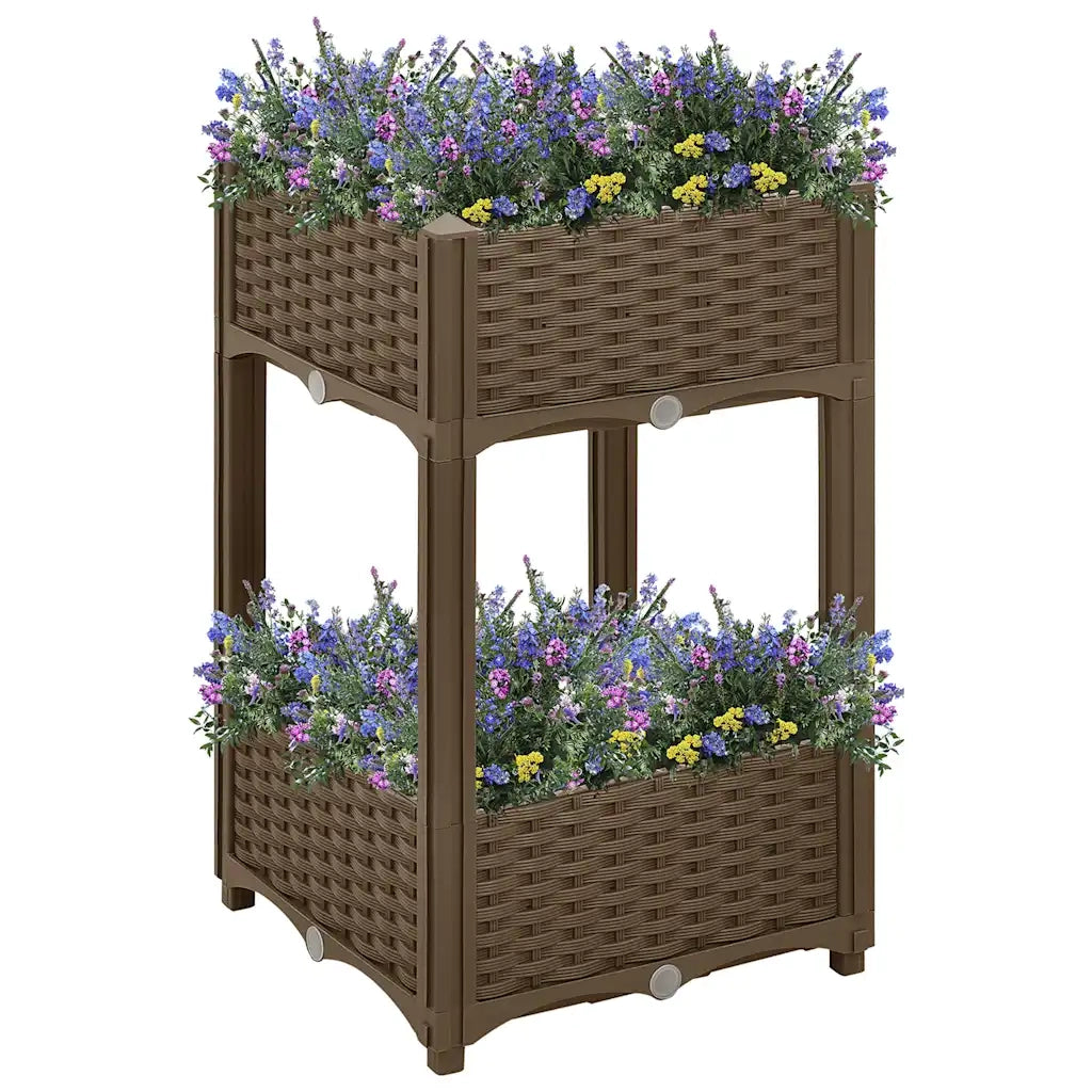 Fioriera Rialzata 40x40x71 cm in Polipropilene 316519