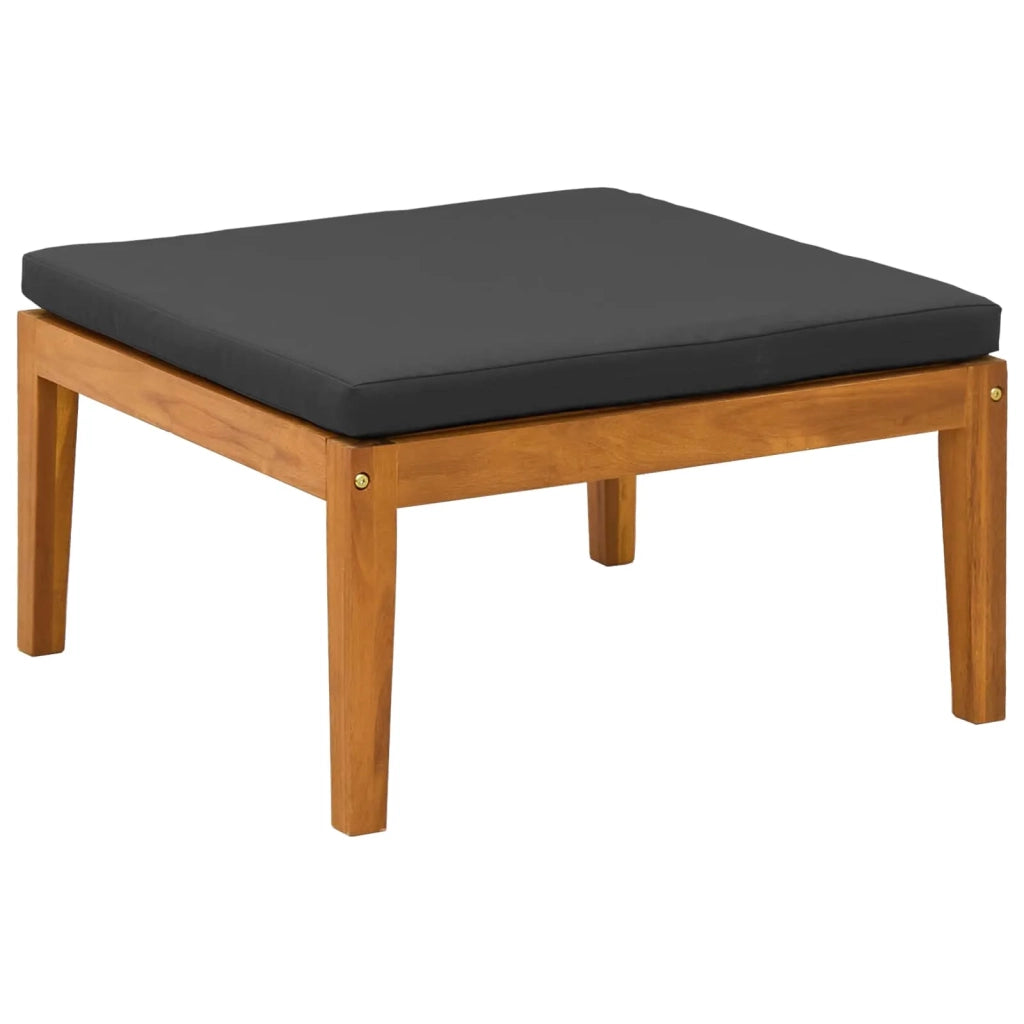 3 pcs Set di relax Legno di Acacia Massello Naturale 42022073