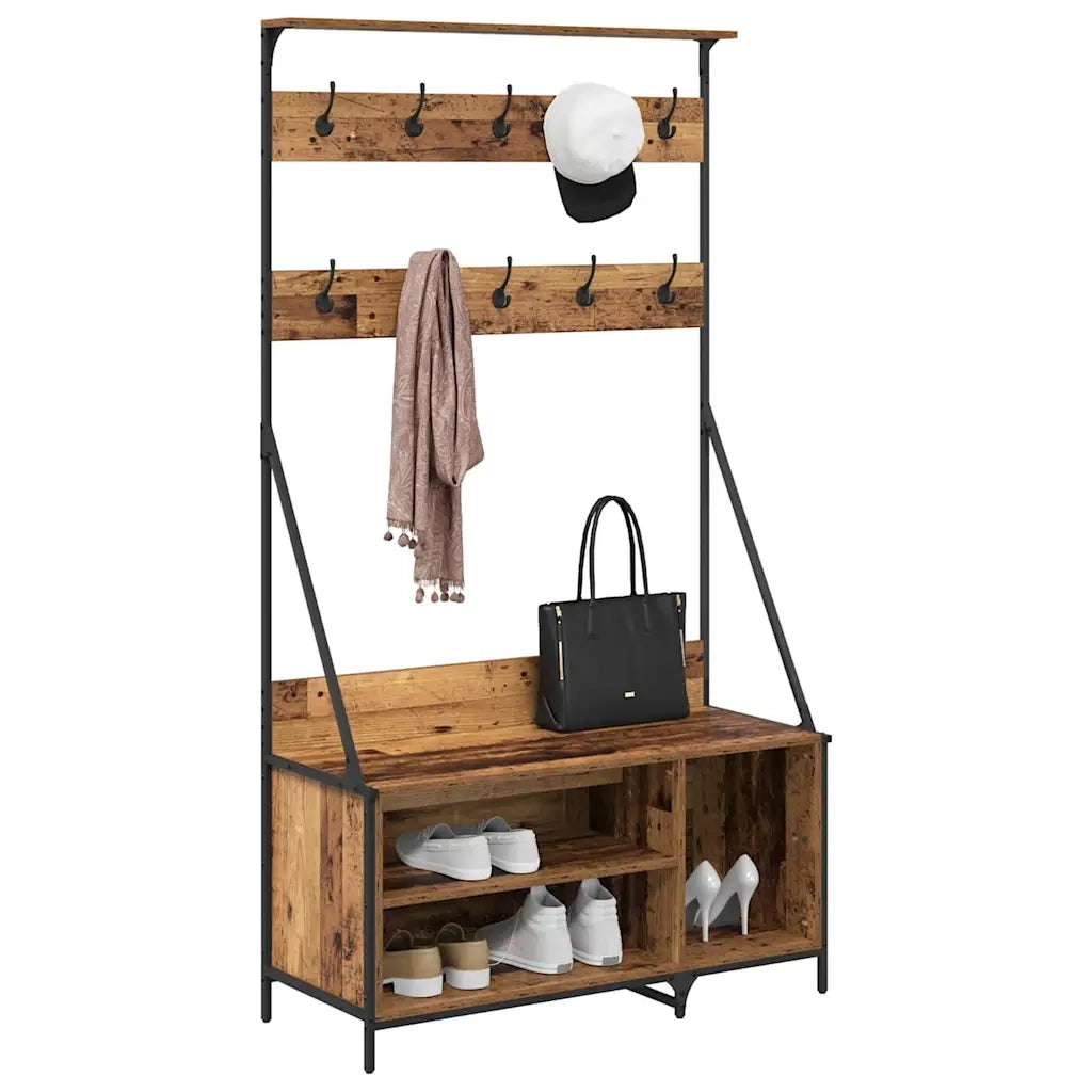 Stendibiancheria Legno vecchio 100 x 41 x 184 cm 882889