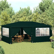Gazebo Professionale con Pareti 4x6 m Verde 90 g/mÂ²