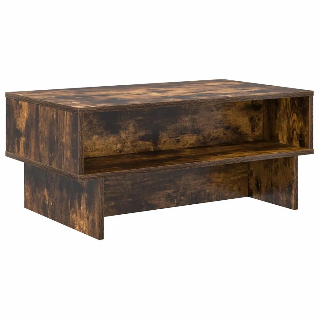 Tavolino da salotto Rovere fumé 80 x 46 x 35 cm