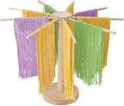 Drogeria in legno pieghevole - 9 braccia ripiegate - per pasta da 4,5 kg - base rotativa - inerte ai feromoni - asciugamani per pasta