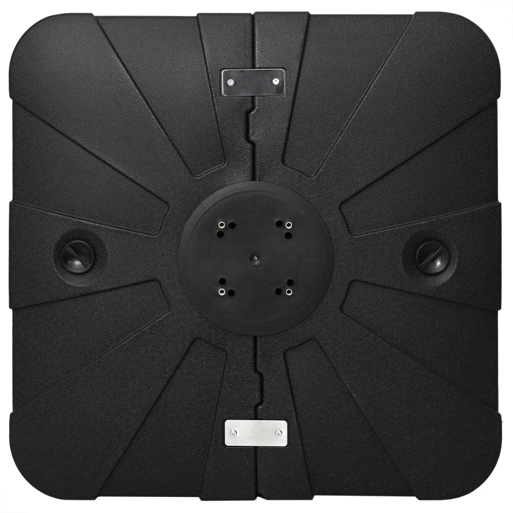 Set Base Parasol a Sbalzo in 2 Pezzi - 150kg Sabbia o 113kg Acqua