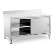 Base cucina professionale in acciaio inox cm 150 x 70 x 85 portata 600 kg 14_0002482