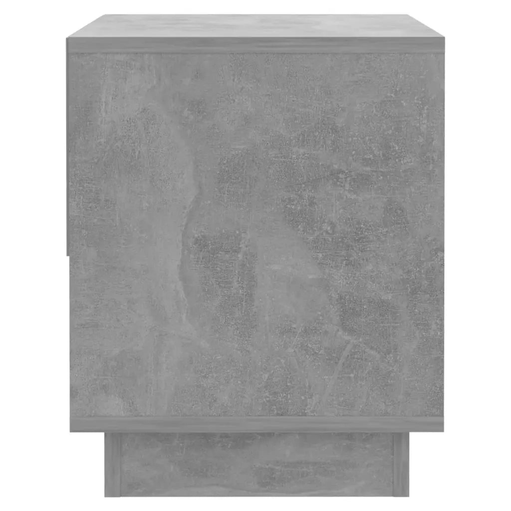 Comodino Grigio Cemento 45x34x44 cm in Truciolato 809520