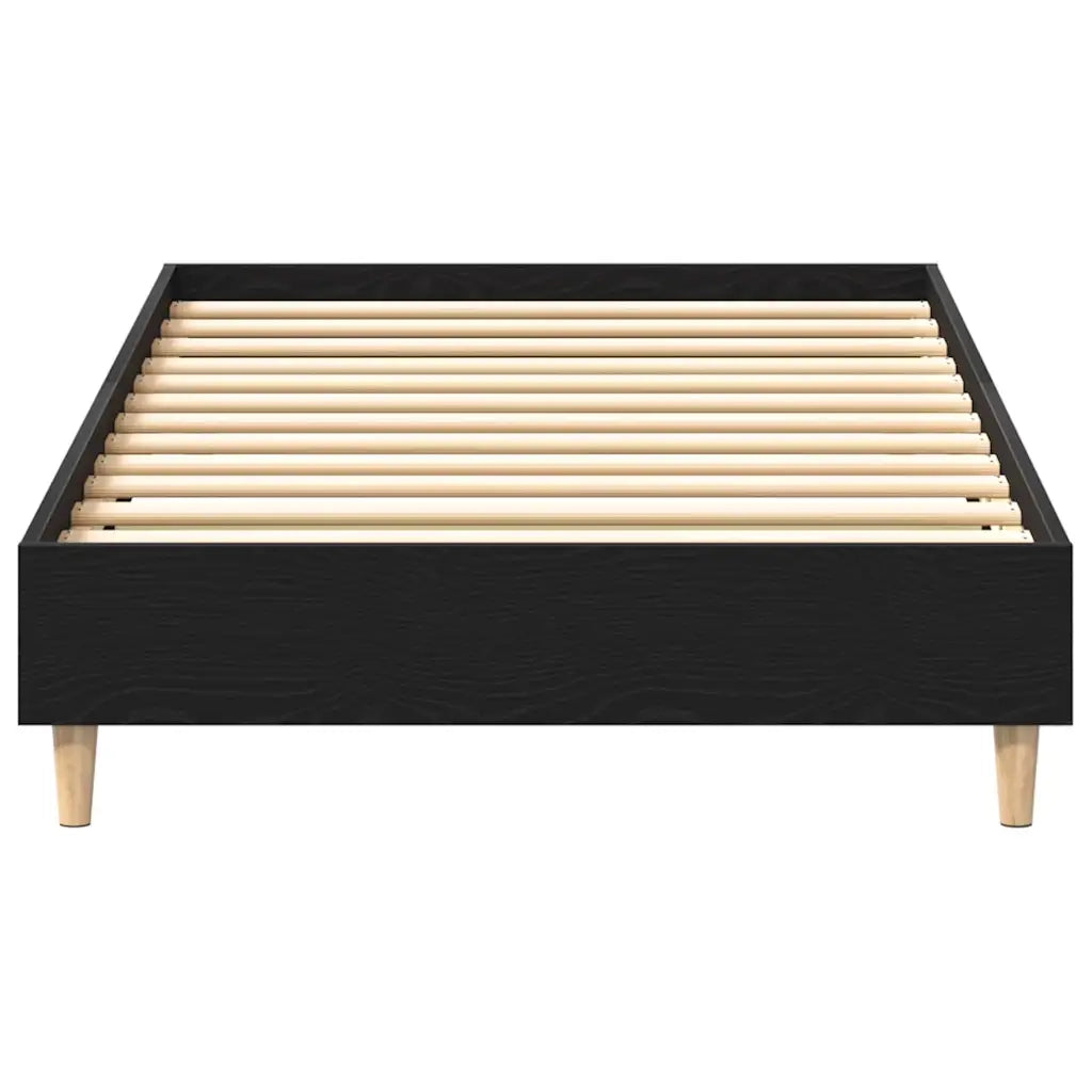 Struttura del letto Rovere Nero 193 x 78 x 25 cm 862865