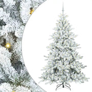 Albero di Natale | Decorazioni natalizie Artificiale con Rami Pieghevoli Bianco 180 cm