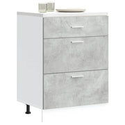 Base da Cucina “Lyon” Grigio Cemento in Legno Multistrato 854253
