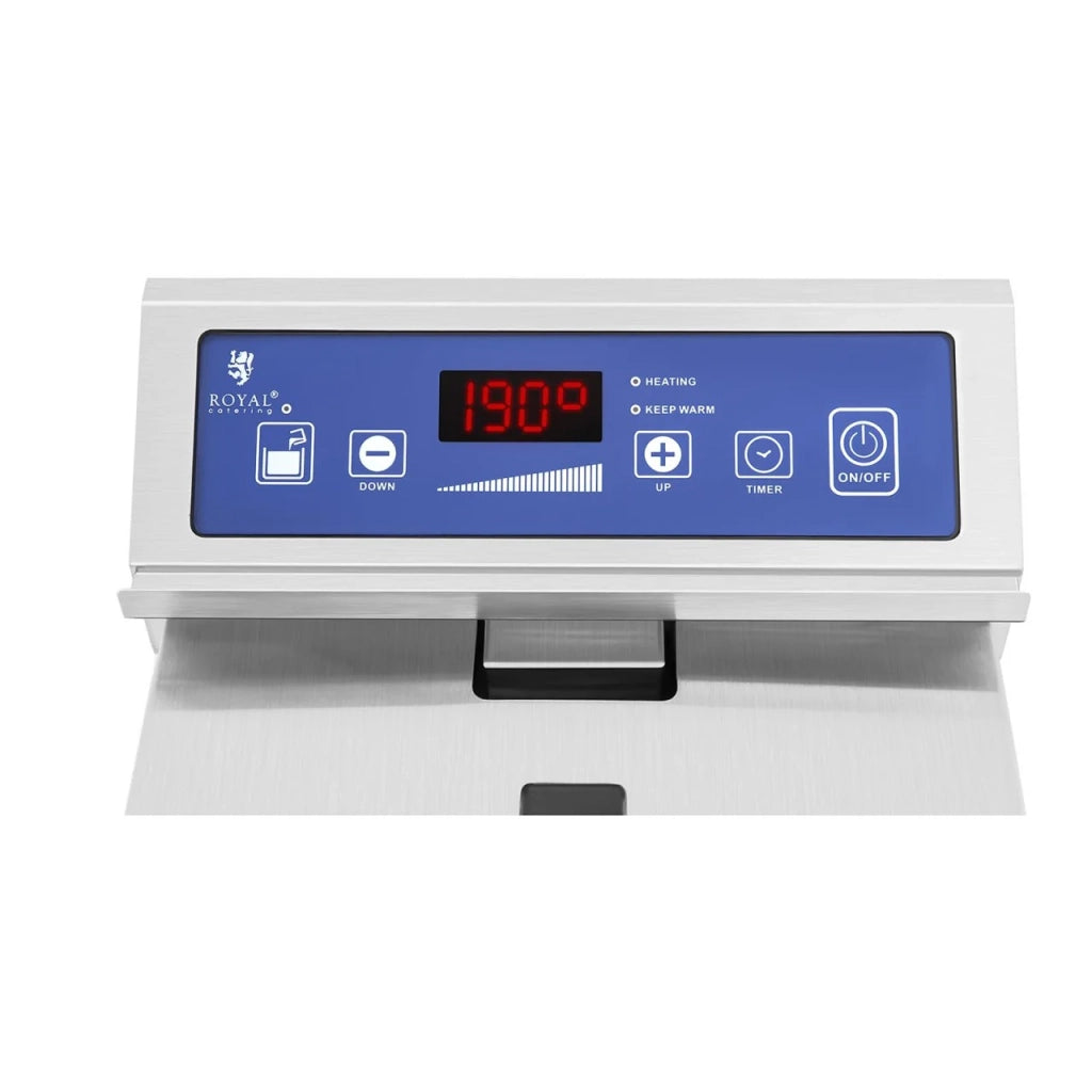 Friggitrice a induzione professionale per ristoranti 1 x 10 litri da 60 a 190°C 14_0001772