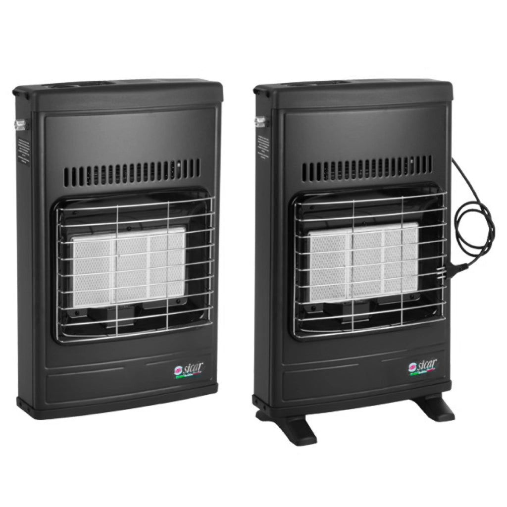 STUFA INFRAROSSI MODELLO ECO40 - METANO - VENTILATA - GRIGIO - 4,2KW  - SIA