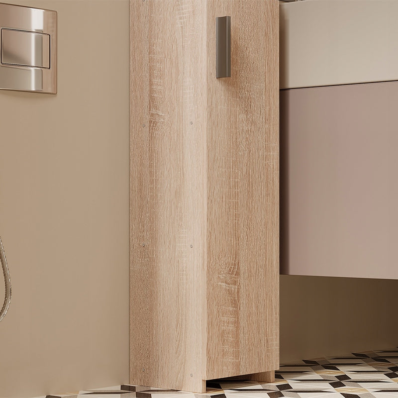 MOBILE DA BAGNO A COLONNA STRETTO MARRONE CHIARO – MODERNO 101 CM