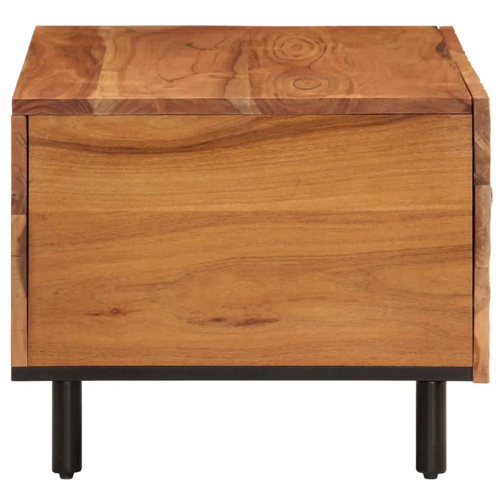 Tavolino da Salotto-Tavolino da soggiorno-Tavolo 80x50x40 cm Legno Massello di Acacia 600705