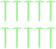 Stake per terra per tende 10 pezzi - Stabili per terra - Stabili in plastica - Per tende e parabrezza - Facili da utilizzare - Adatti per campeggio all'aperto