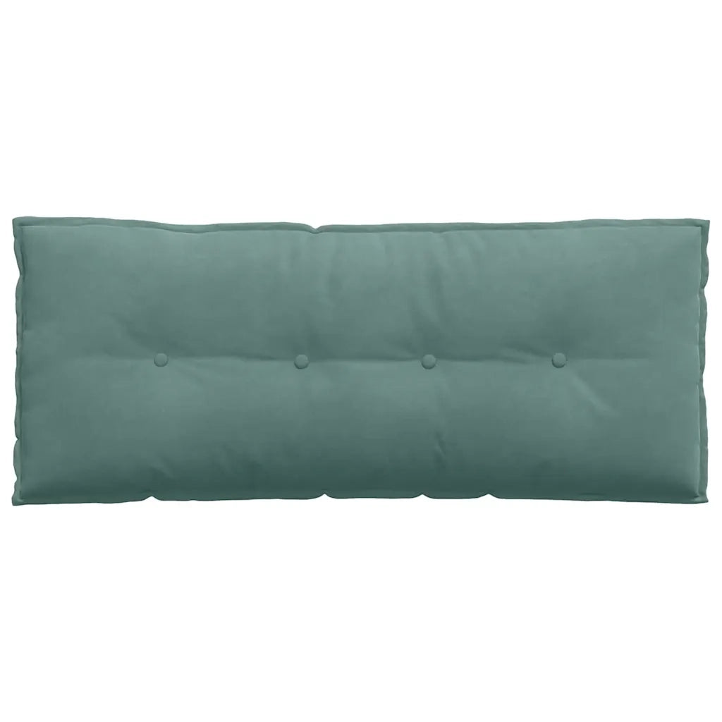 Cuscino per Schiena | Cuscino dorsale Verde Mare 120 x 50 cm Tessuto in Cords