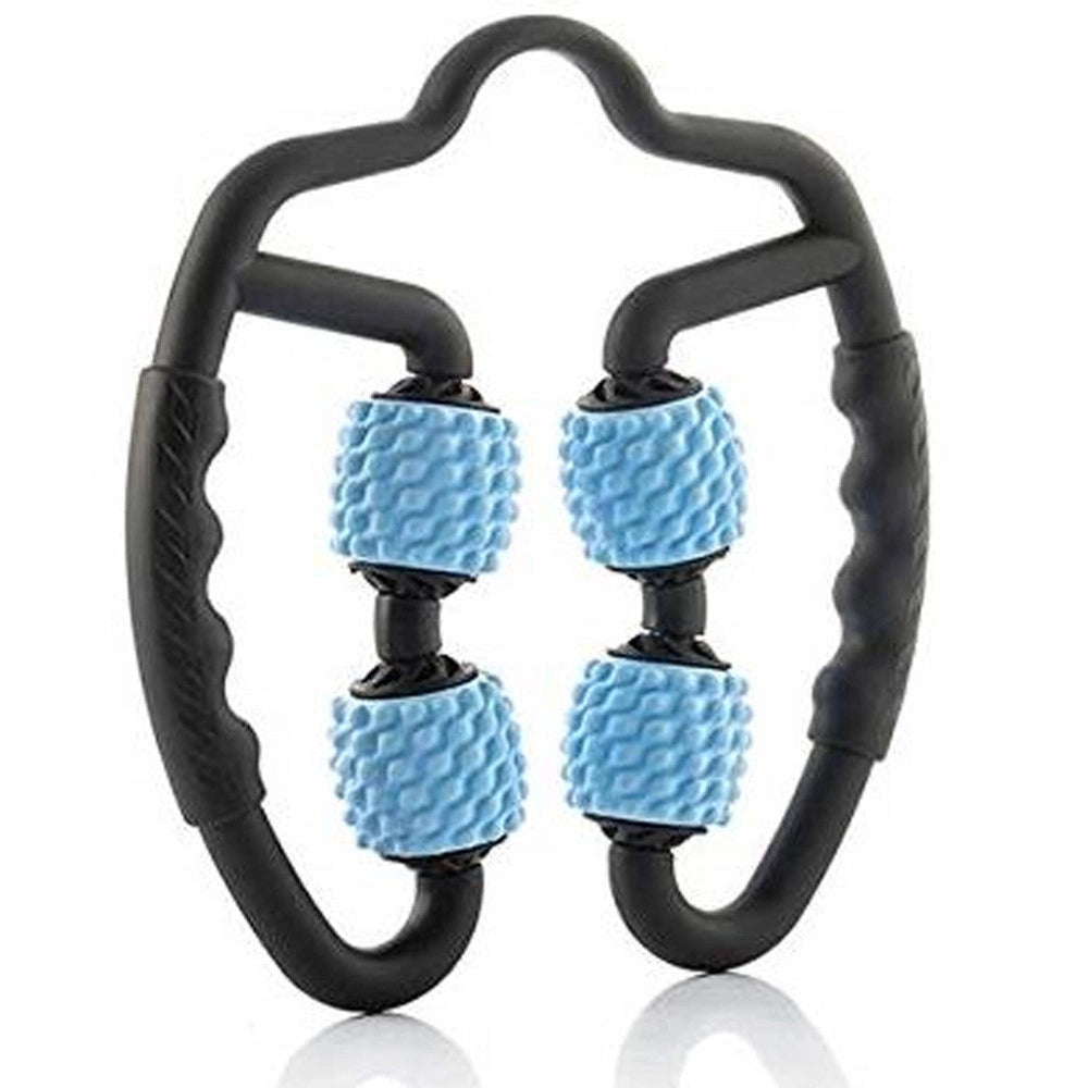 Trade Shop - Massaggiatore Muscolare Con Rulli Rolax Per Gambe Polpacci Corpo Massaggio Relax -