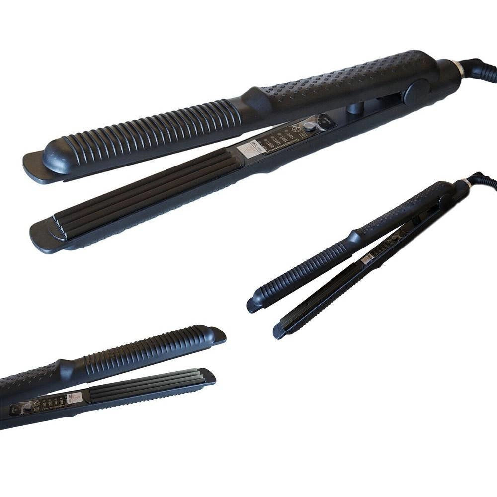 Trade Shop - Piastra Elettrica Effetto Frise' Spazzola Per Capelli 45 W 220° Hlw-820 -