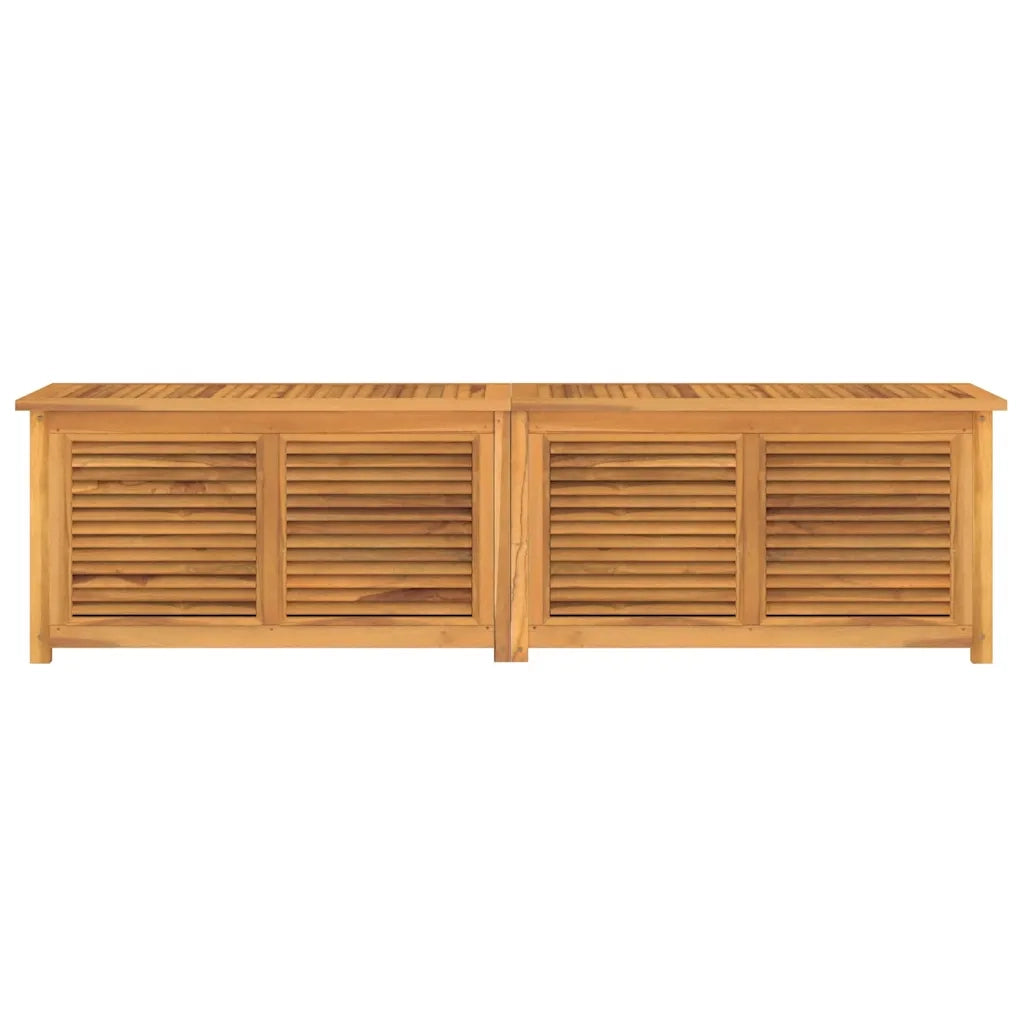 Contenitore Giardino con Borsa 200x50x55 cm Legno Massello Teak 363274