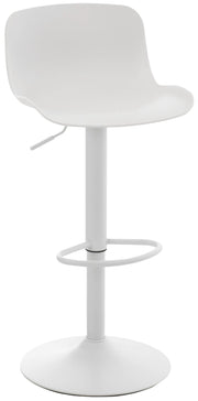 Sgabello Bar Almada In Polipropilene bianco