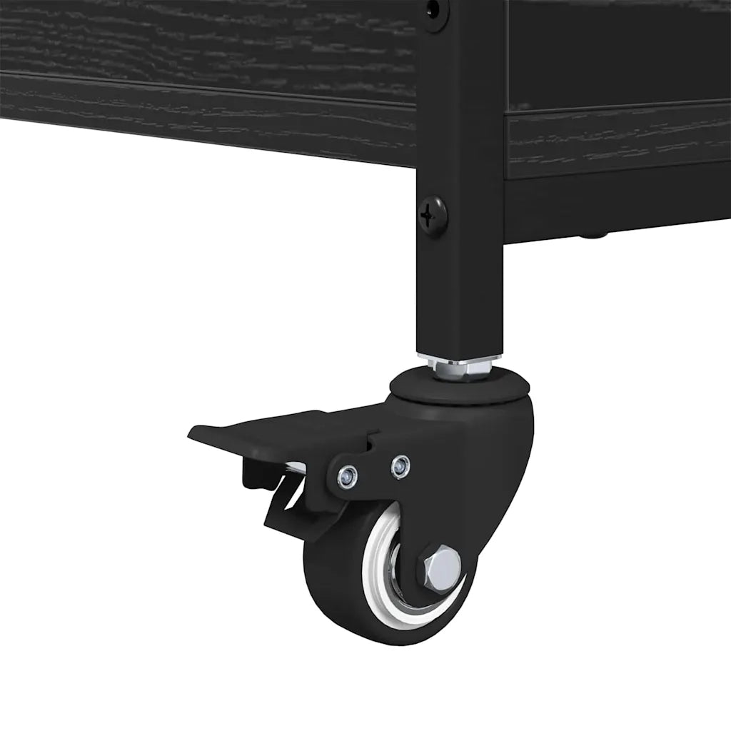 Tavolino da salotto | Tavolino da caff¨¨ | Tavolino da Soggiorno Rovere Nero 91 x 55 x 32 cm