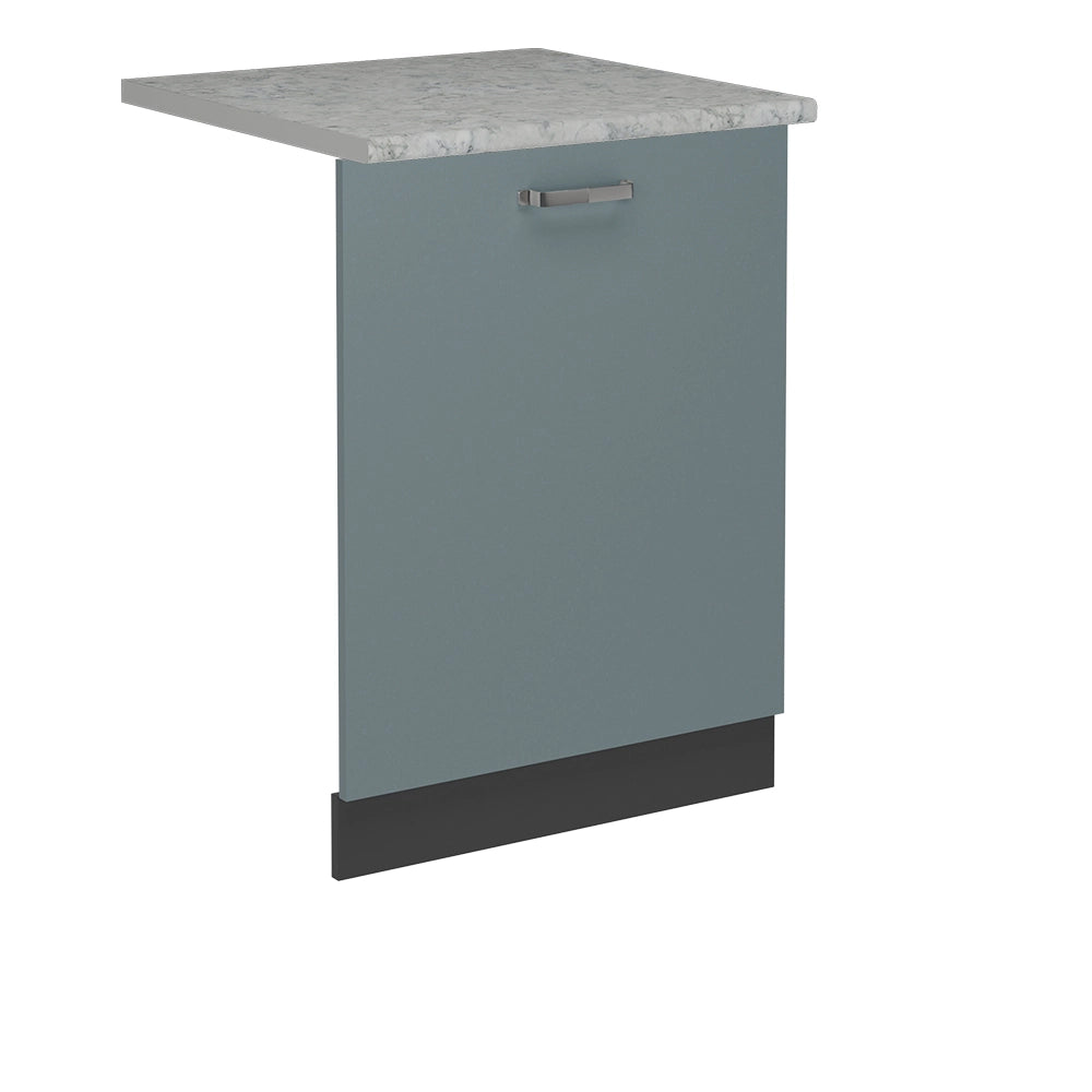 Pannello frontale della lavastoviglie R-Line Grigio-blu/Antracite 60 cm, PL Marmo Vicco