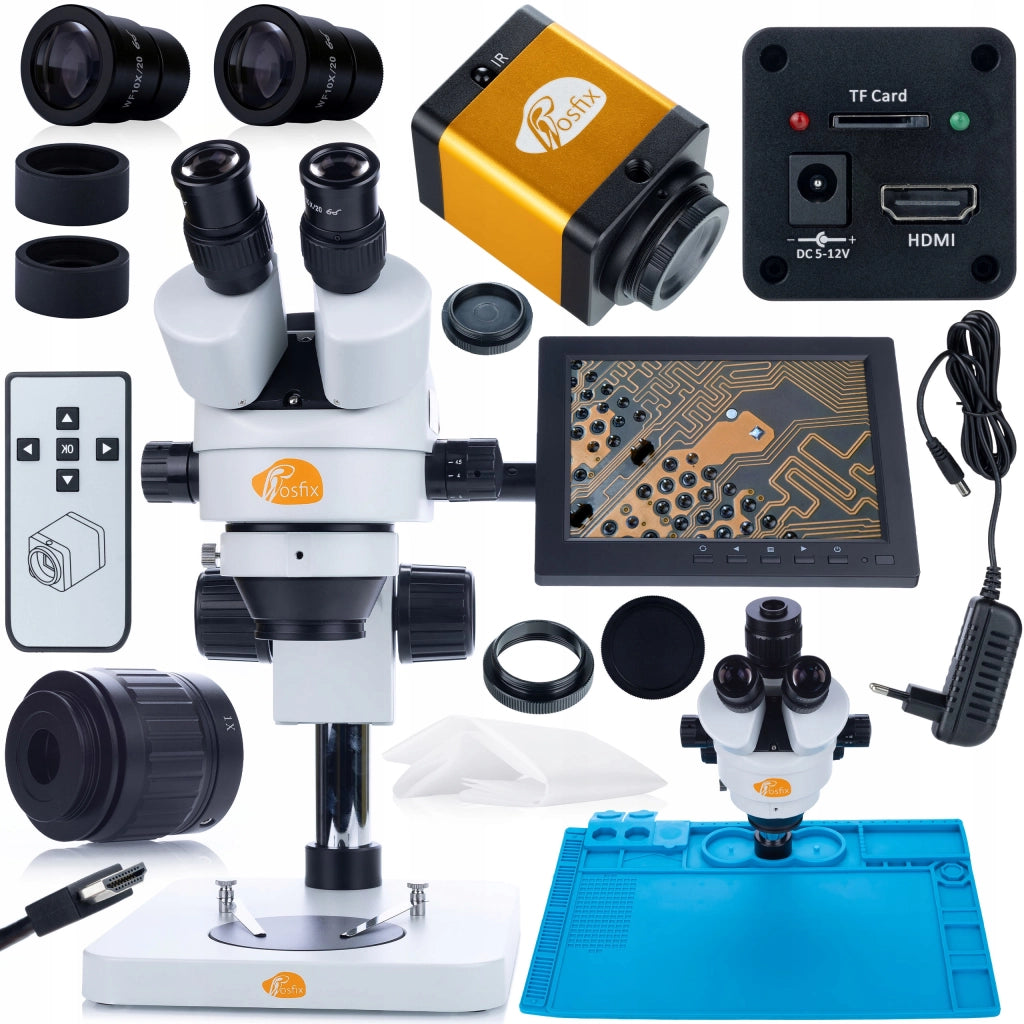 Set Microscopio Professionale Mercury Pro con Telecamera, Tappetino in Silicone