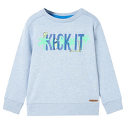 Felpa da Bambino Blu Tenue MÃ©lange 128cod mxl 93074