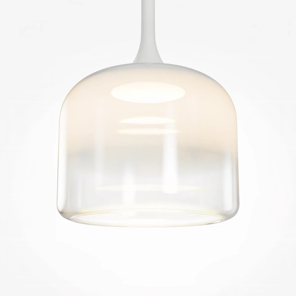 Maytoni Sospensione Contemporanea Spirito 1 luce LED integrato bianco metallo vetro