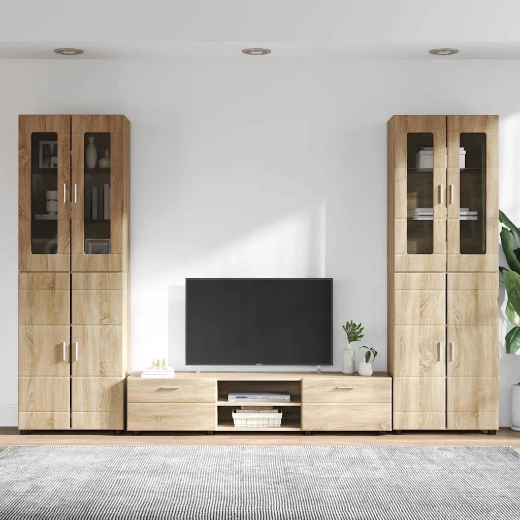 Set mobile TV FLORIN 3 pcs Rovere Sonoma Legno multistrato 3397996
