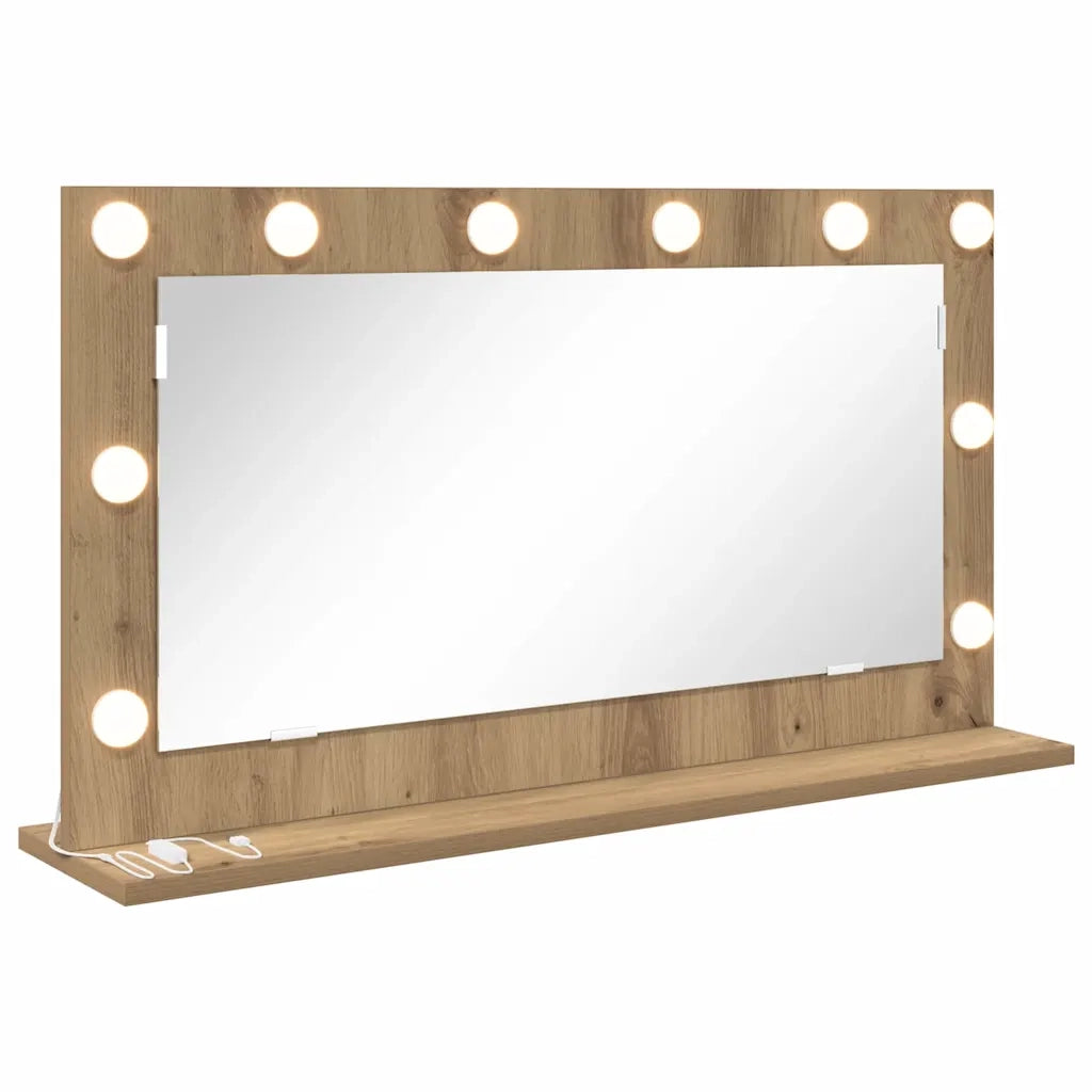 Specchio da Vanit¨¤-Specchio da Trucco Rovere artigianale 80 x 45 x 18 cm