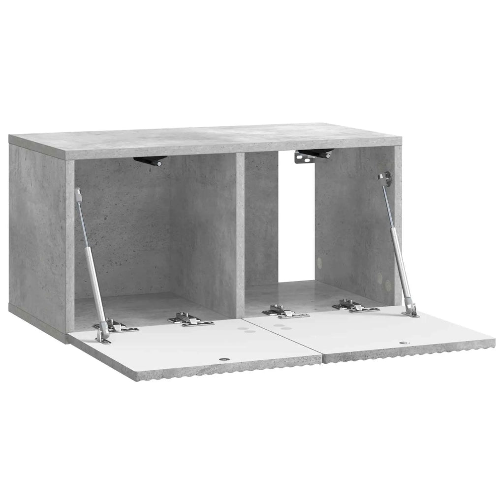 Mobile Porta TV da Muro Grigio Cemento 59,5 x 31 x 30 cm