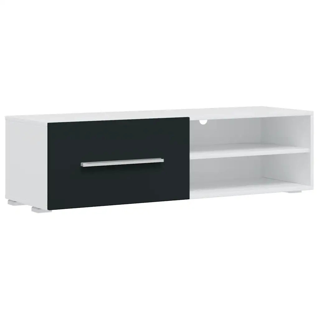 Unità TV 5 pz con Illuminazione a LED Indaco Opaco Truciolato 3324235