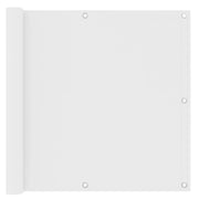 Paravento per balcone 90 x 500 cm tessuto oxford bianco 02_0010060