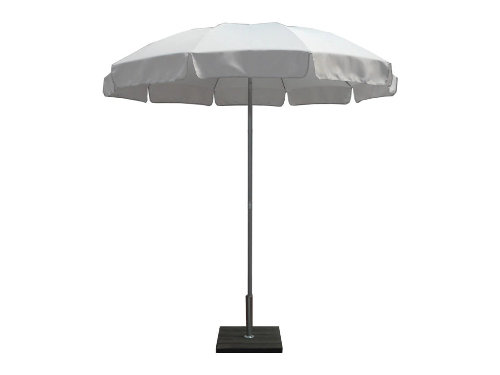 Ombrellone da Giardino Ø2,4 m Palo Ø33 mm in Acciaio Maffei Novara Grigio