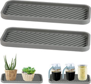 Organizzatore per lavastoviglie in silicone, supporto per asciugamano, lavastoviglie, organizzatore, cucina, resistente a lavastoviglie, asciugamano in silicone per spugne, spazzole, sapone (grigio)