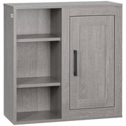 Armadio Bagno Sospeso ¨C Zephmum ¨C Grigio 48x20x50