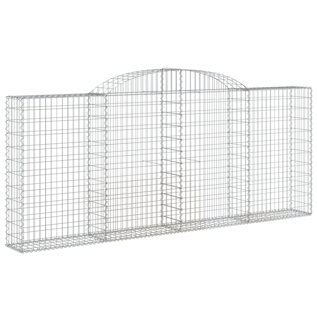 Cesti Gabbioni ad Arco 11 pz 300x30x120/140 cm Ferro Zincatocod mxl 76105