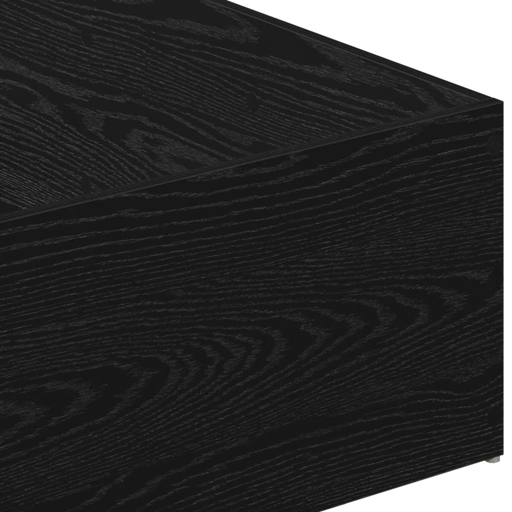 Giroletto per rete letto regolabile Rovere Nero 100 x 190 cm 8021848