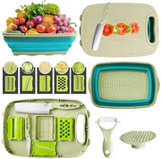 Piastra da taglio multifunzionale 9-in-1 per attività all'aperto e cucina