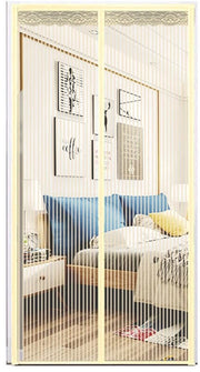 Kit di sostituzione di schermo per porte - chiusura automatica - 100x210cm - beige