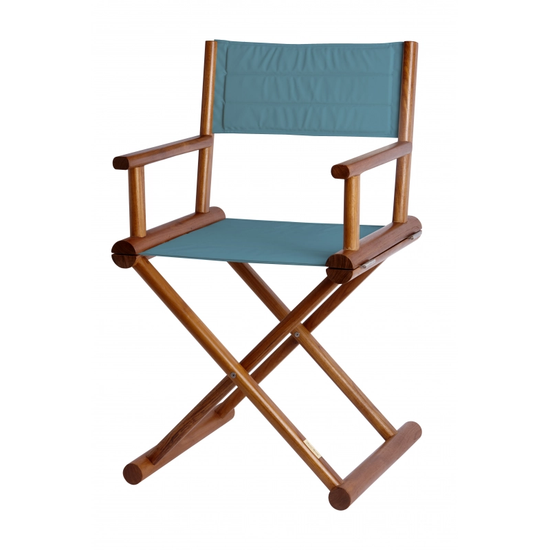 SEDIA IN TEAK TURCHESE