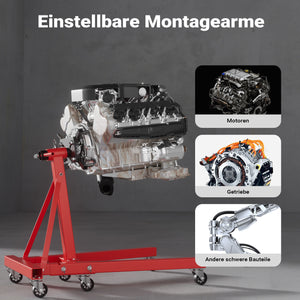 Cavalletto di sostegno per motore max 900 kg Sollevatore motore