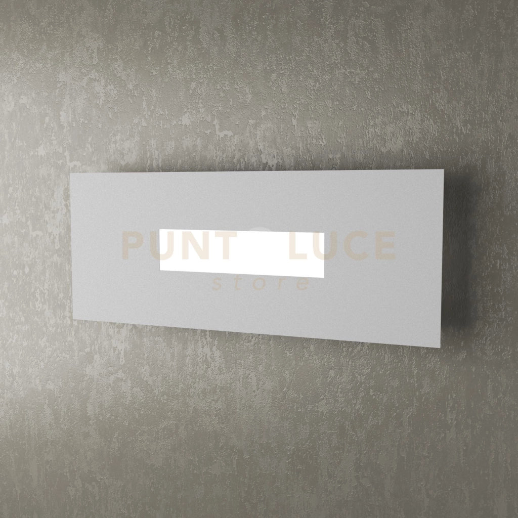 WALLY APPLIQUE-PLAFONIERA 40 CM. 1 LUCE GRIGIO 1138-40-GR