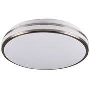 Plafoniera LED Polux Orbit 38cm nichel 24W 4000K 2600lm