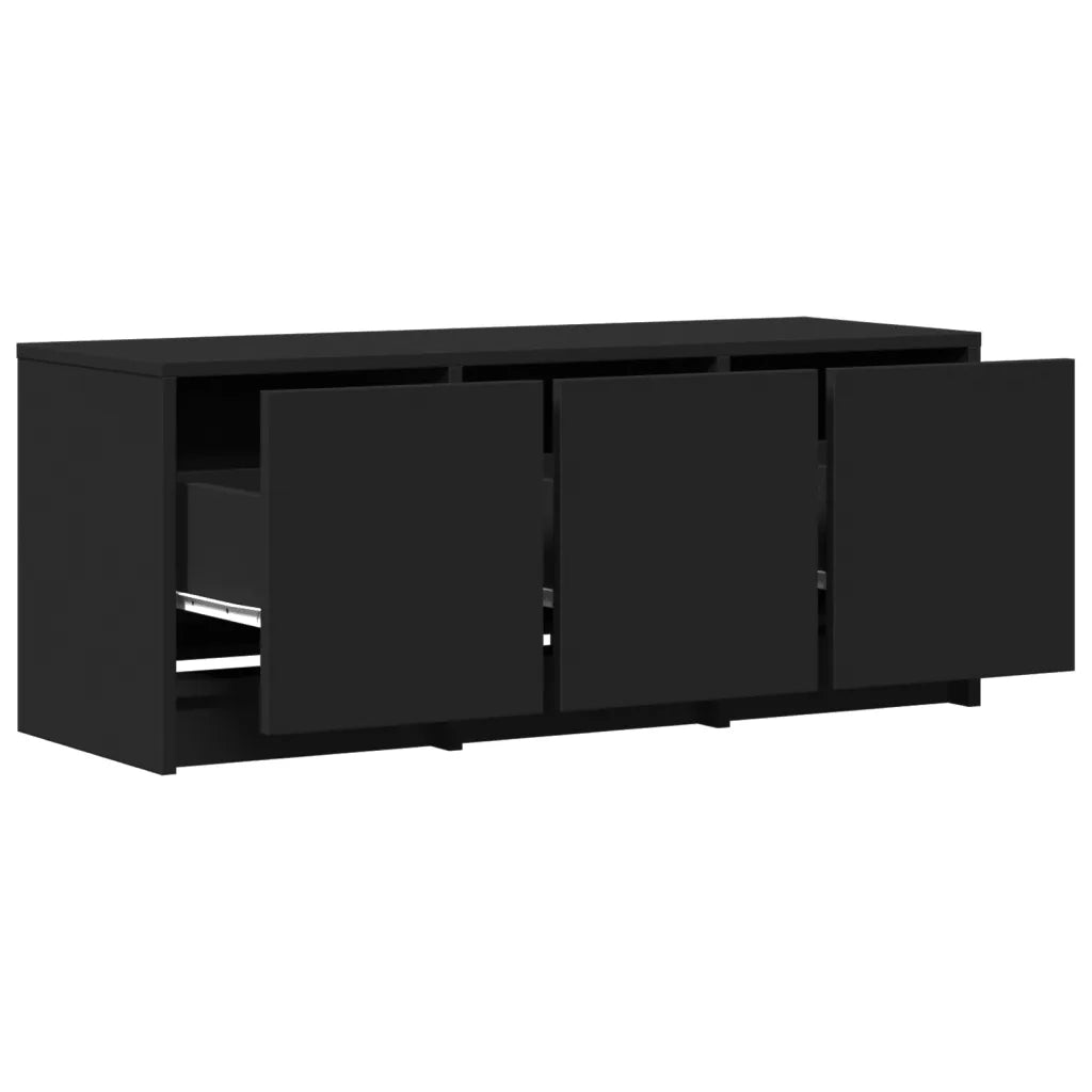 Mobile Porta TV con LED Nero 97x34x40 cm in Truciolato
